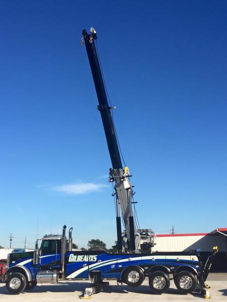 The rotator is used to rescue semi-trucks and other large vehicles after major traffic accidents. 