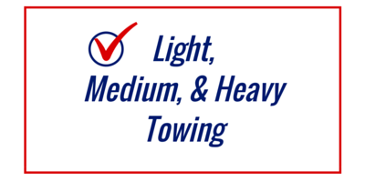 Light, medium and heavy duty towing